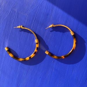 Machete Tortoise Shell Hoops